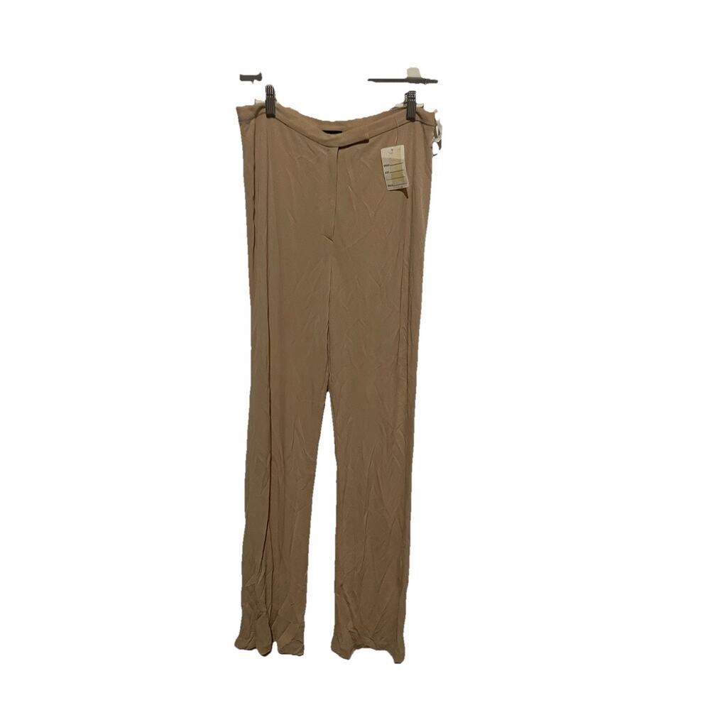 MAG Pants Sz 8‎ Tan Light Weight Flowy Trouser Dress Pants